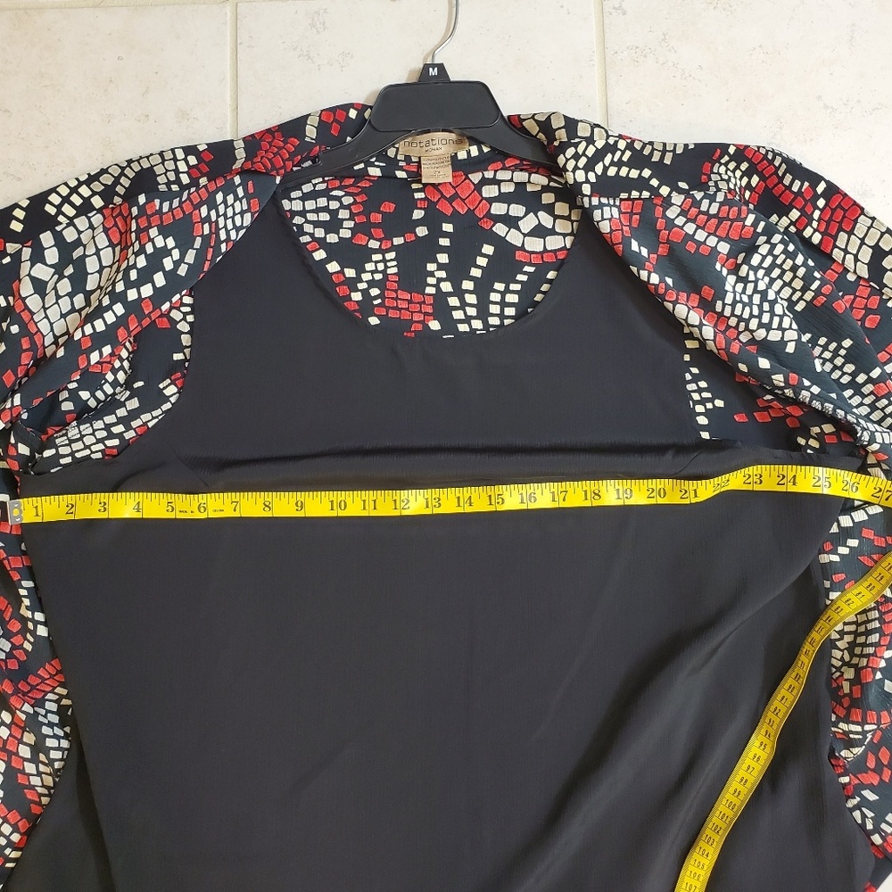 Notations Button Down Top - Picture 5 of 6